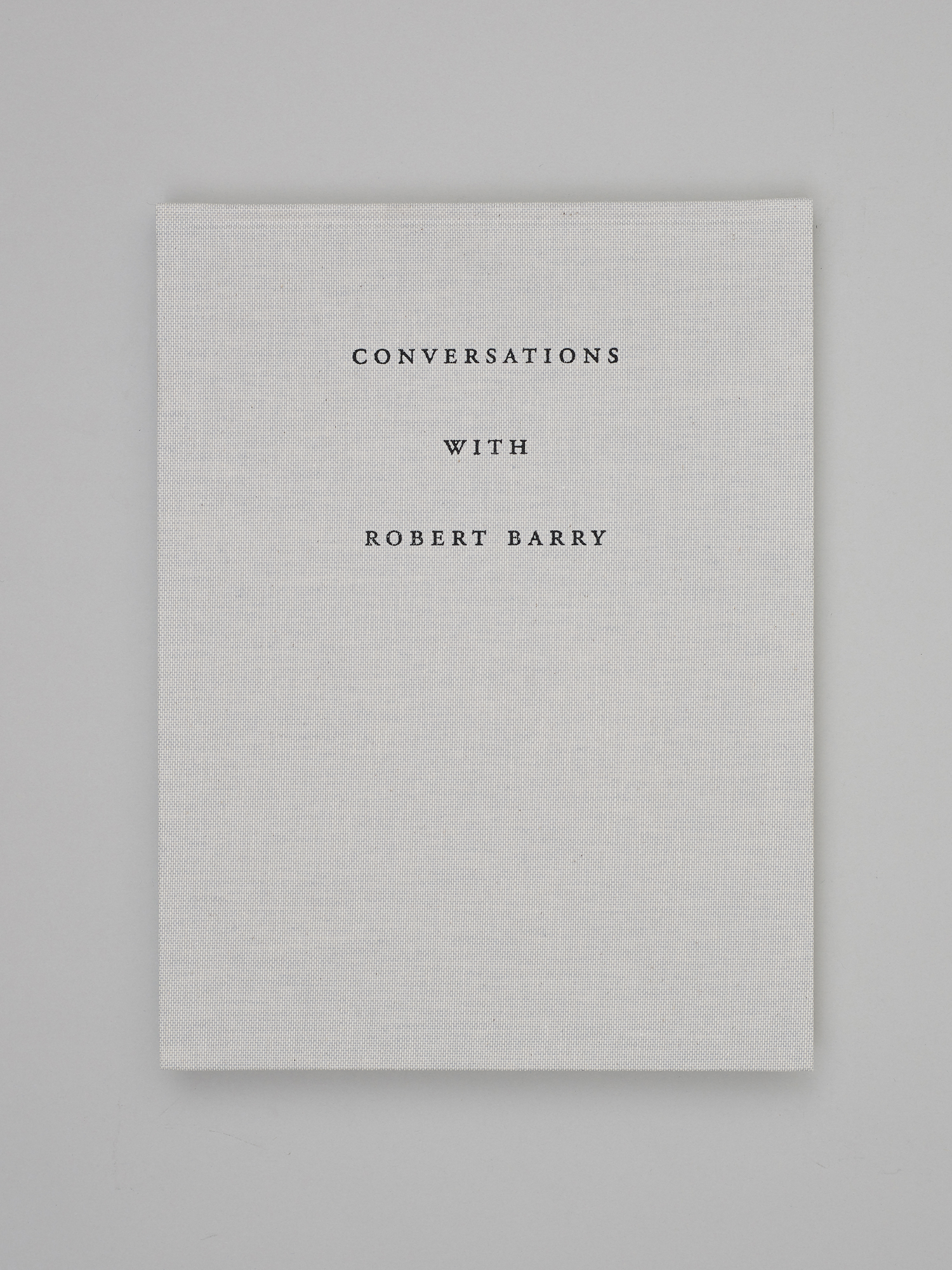 Conversations with Robert Barry - Image 5