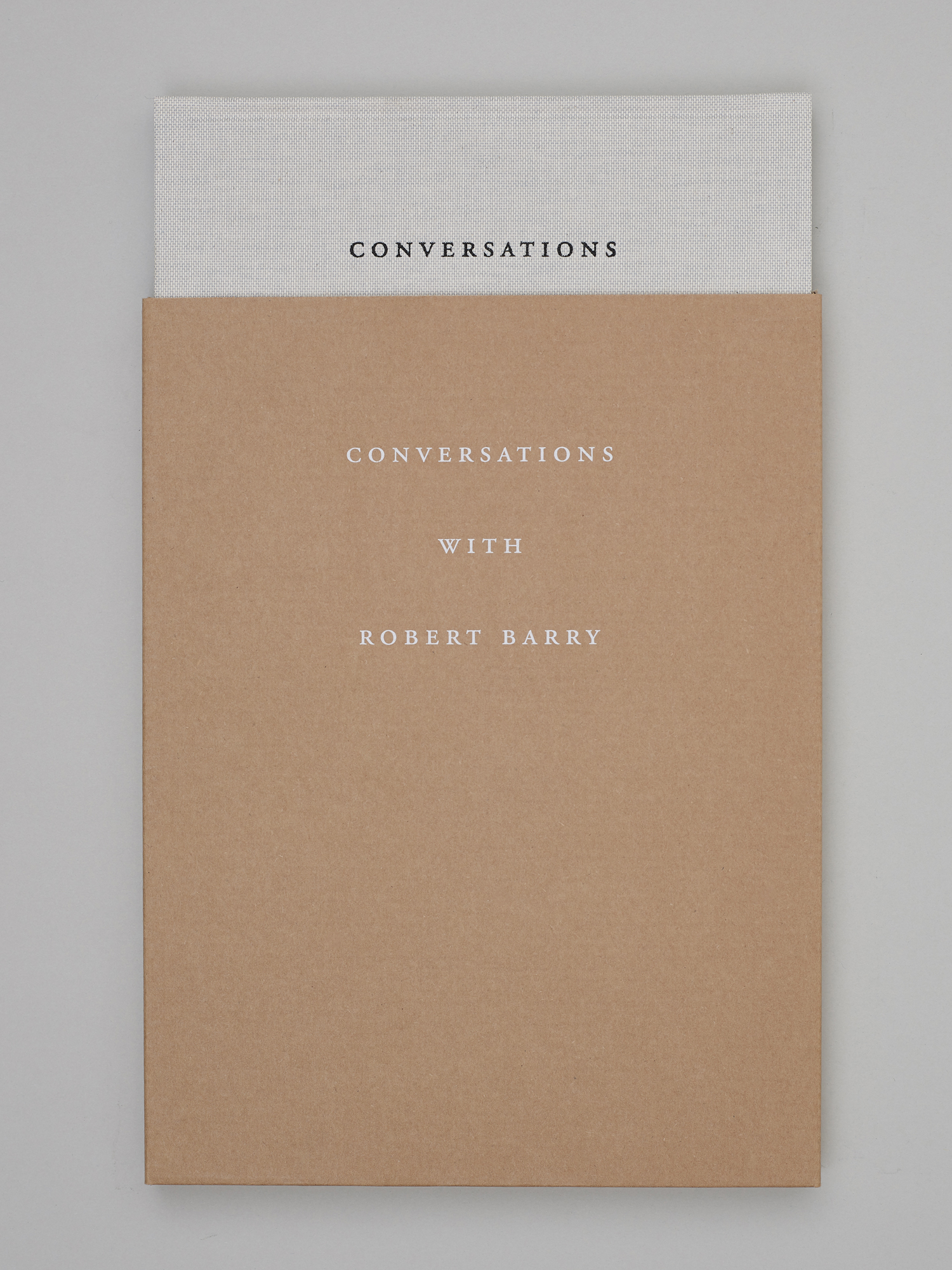 Conversations with Robert Barry